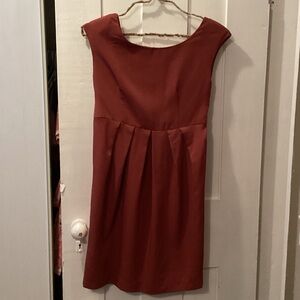 Elegant Rust Dress